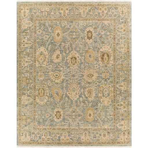 Hand Knotted Wool Area Rug - Brown, Sage & Beige - Anatolia Collection - Various Sizes - Perfect for Living Room, Bedroom & Office Decor