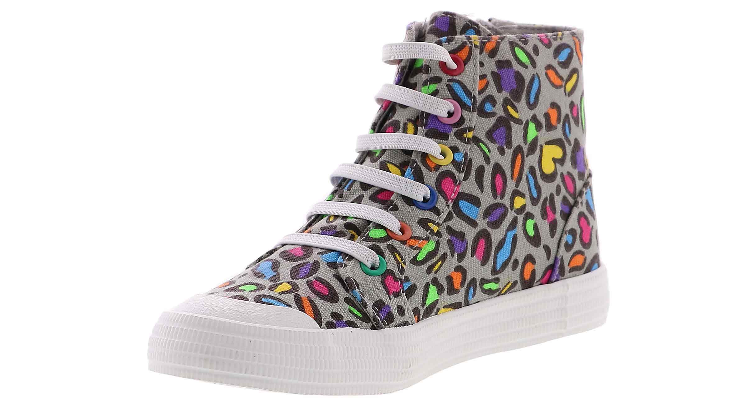 Rocket Dog Cayla Girls' Leopard Sneakers for School & Play
