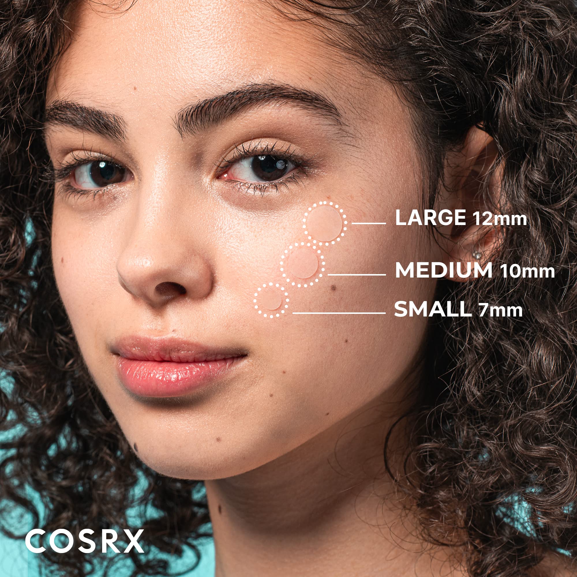 COSRX Acne Pimple Patch - Hydrocolloid Spot Treatment for Blemishes & Breakouts - Original 3 Size Patches for Face & Body - Vegan & Cruelty-Free - Perfect for Overnight Acne Care & Daily Spot Cover