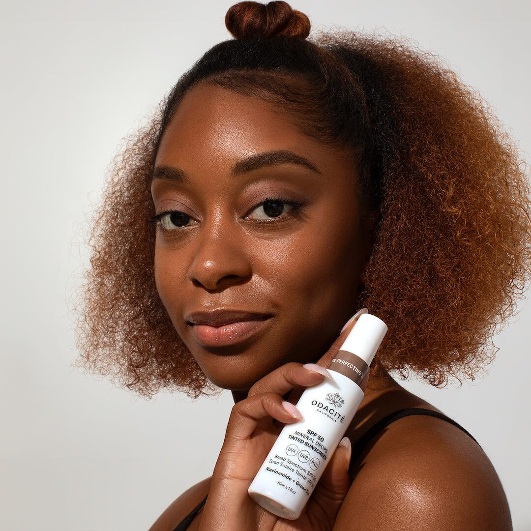 SPF 50 Flex Perfecting™ Mineral Drops Tinted Sunscreen - Oil-Free, Non-Greasy Face Sunscreen for Daily Protection | Perfect for Beach, Outdoor Activities & Sensitive Skin Care