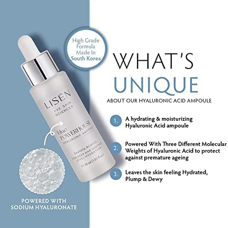 MIYUU Hyaluronic Acid Face Serum for Deep Hydration & Anti-Aging | Korean Skincare with Centella Asiatica | Paraben & SLS Free | 30ml | Perfect for Daily Moisturizing & Reducing Fine Lines