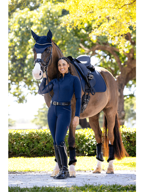 Le Mieux Essence Dressage Saddle Pad - Premium Equestrian Saddle Pad for Dressage Riding, Comfort & Performance | Perfect for Training, Shows & Competitions