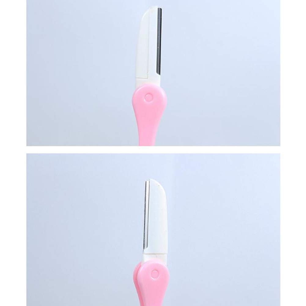 Professional Eyebrow & Face Razor for Women - 2 Pack Dermaplaning Shaver Set for Smooth Skin & Eyebrow Shaping | At-Home Facial Hair Removal & Grooming Tool