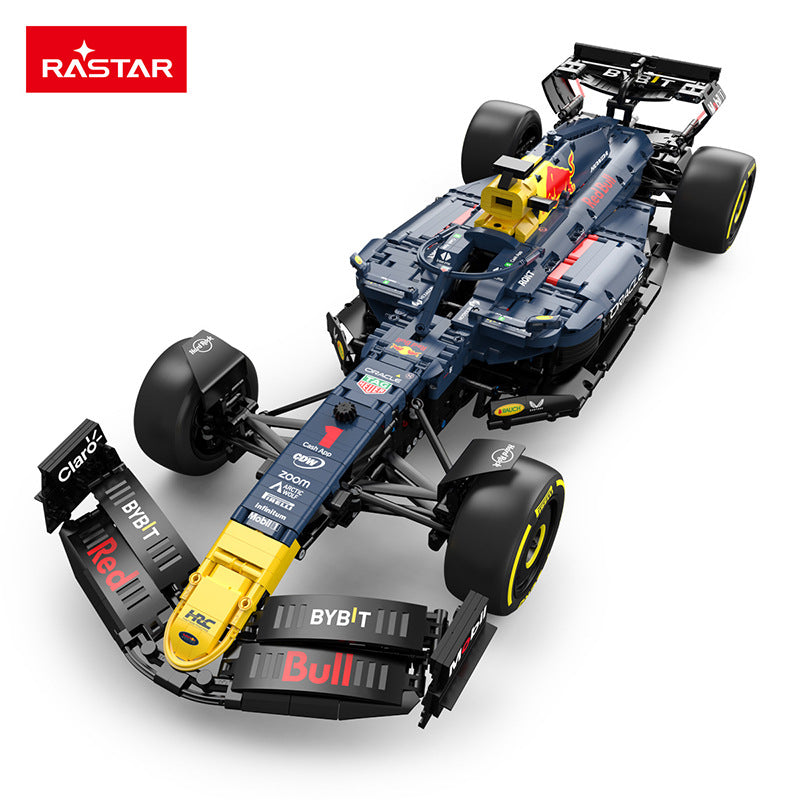 RASTAR 92400 Red Bull F1 RB19 1:8 Scale Model Car - 2464pcs Building Blocks Set for Adults & Kids - Perfect for F1 Racing Fans, Collectors & DIY Enthusiasts - Great Gift for Birthdays & Holidays