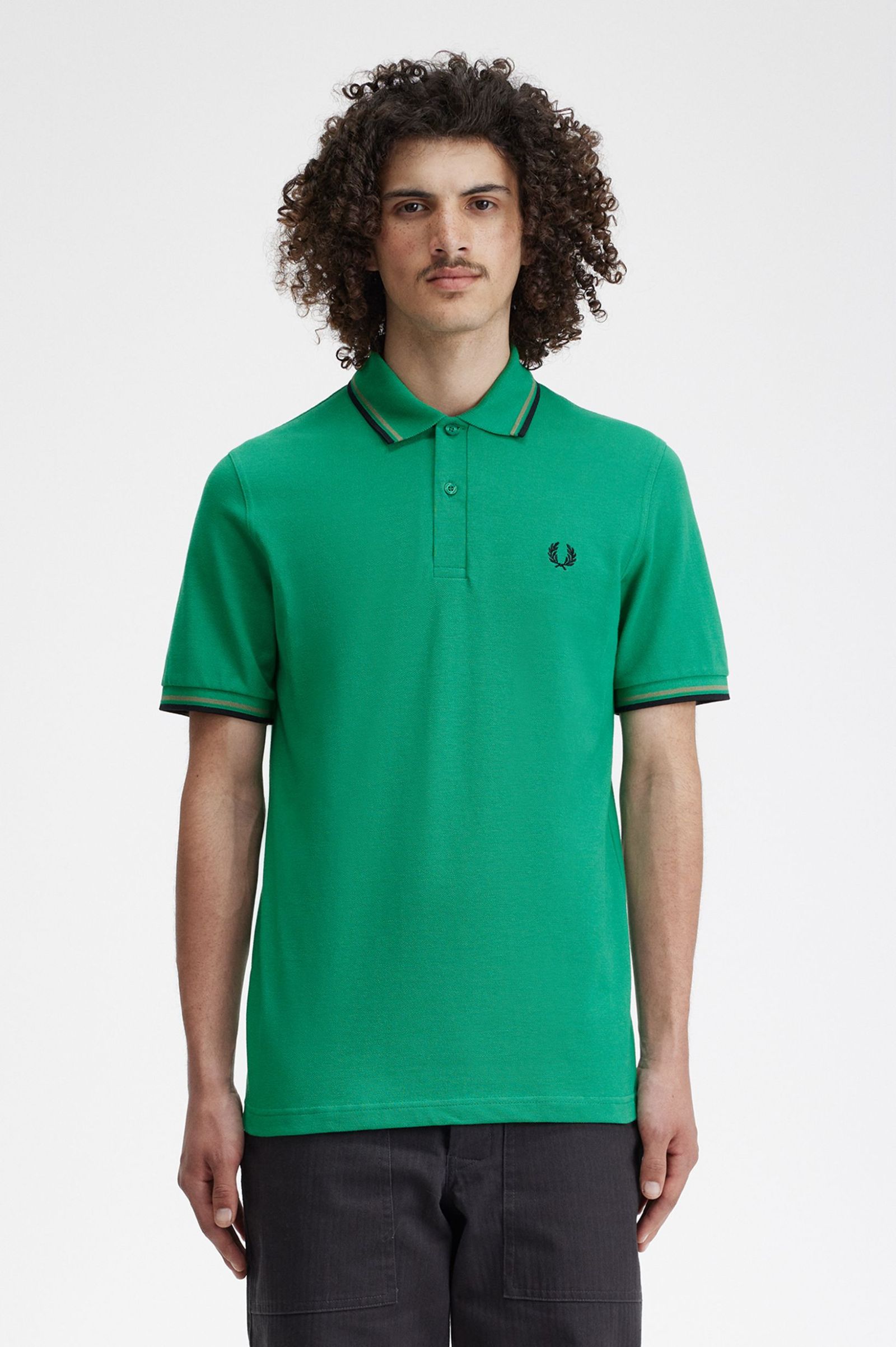 Fred Perry M12 Twin Tipped Polo Shirt - Classic Men's Casual Wear for Golf, Office & Everyday Style