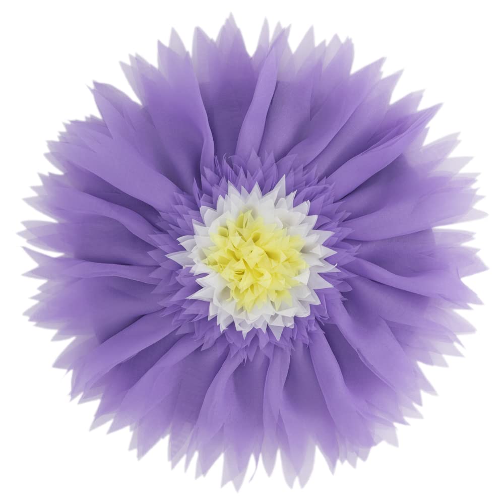 ELSKERJW 12-Inch Round Throw Pillows with Insert - Decorative Satin Sunflower Cushion for Bed, Couch & Chair | Purple Home Decor Accent | Perfect for Living Room, Bedroom & Dorm Styling