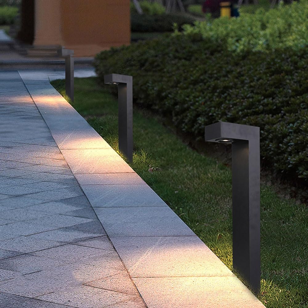 QIYHB 12V LED Low Voltage Landscape Pathway Light - 3000K Warm White Outdoor LED Walkway Light with Die-Cast Aluminum Housing & Waterproof Design - Perfect for Yard, Garden, Patio, Driveway, and Poolside Lighting