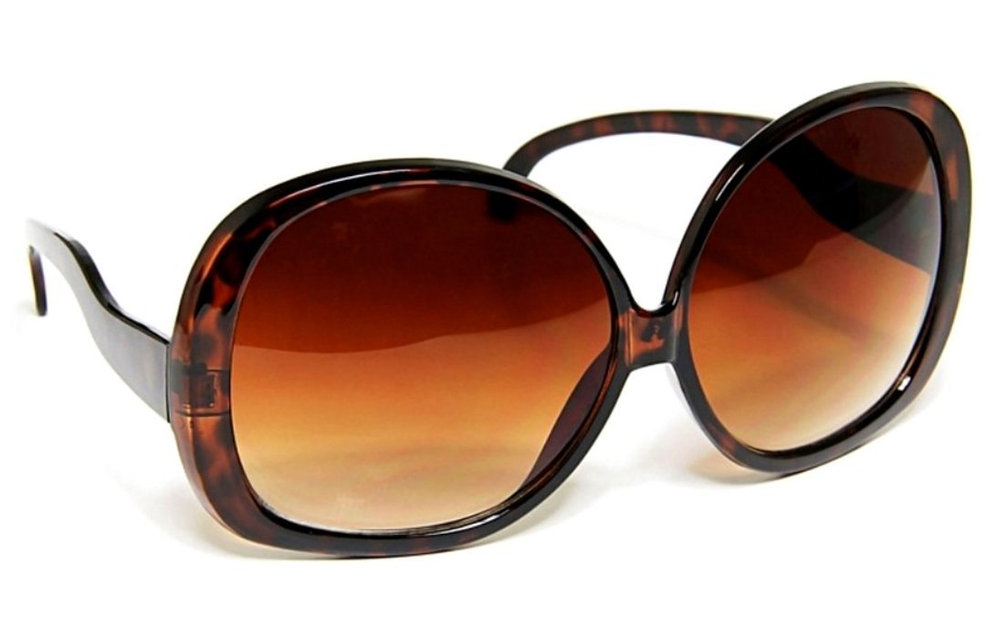 Stylish Brown Gradient Oversized Sunglasses for Women - Tortoise Shell Frame, X-Large Size | Perfect for Beach, Driving & Summer Fashion