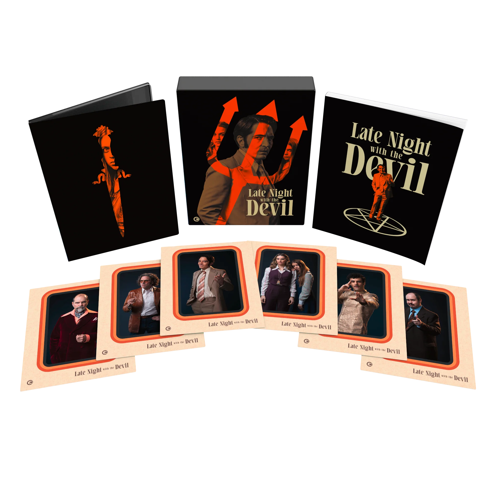 Late Night with the Devil Limited Edition 4K UHD + Blu-ray | Horror Movie Collector's Edition | Perfect for Movie Nights & Halloween Parties