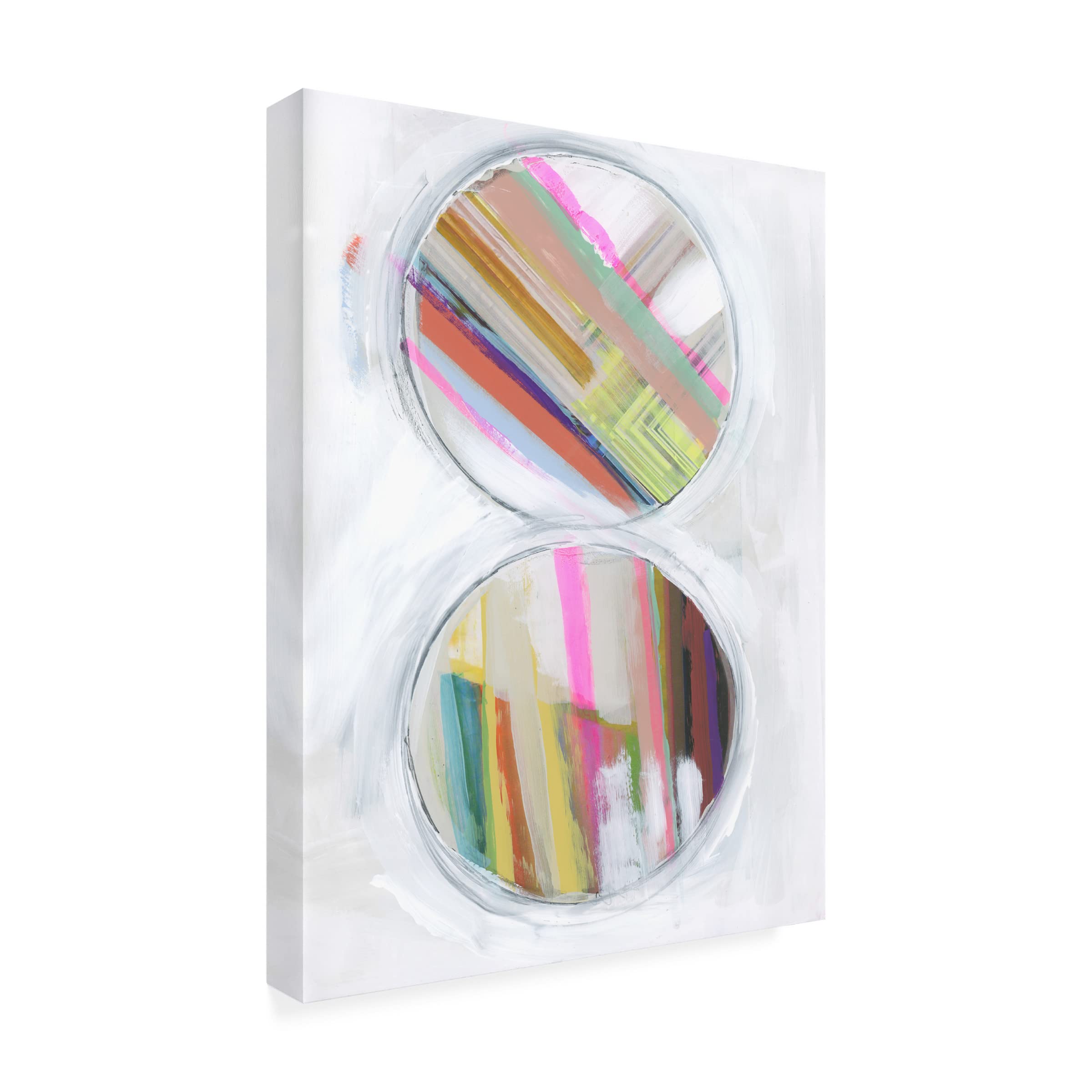 Bellissimo Art 'Art in Whites II' Premium Canvas Wall Art Print - 18x24 Inches - Modern Home & Office Decor - Perfect for Living Room, Bedroom, or Gallery Display