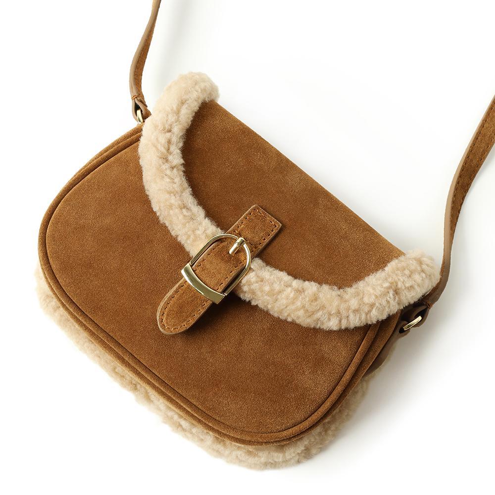 Camel Leather Crossbody Bag for Women - Stylish & Durable Shoulder Purse - Perfect for Travel, Work & Everyday Use