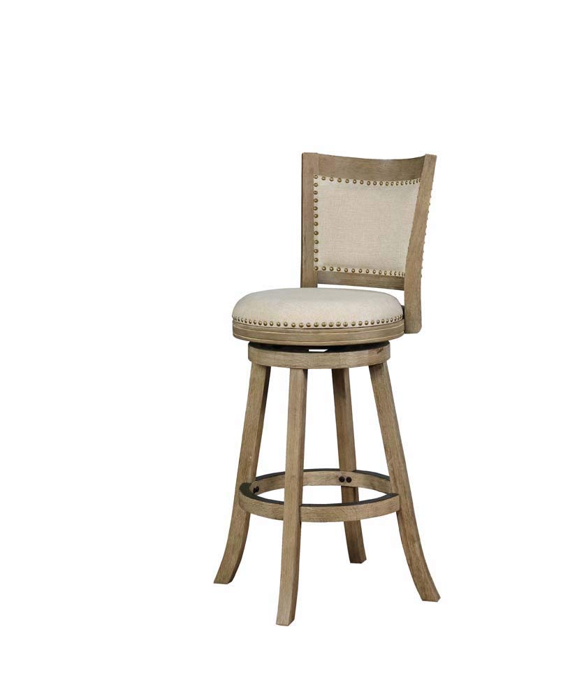 Linon Tift Bar Stool - Adjustable Height Modern Kitchen Counter Stool with Padded Seat - Perfect for Home Bar, Kitchen Island & Breakfast Nook (Multiple Colors Available)