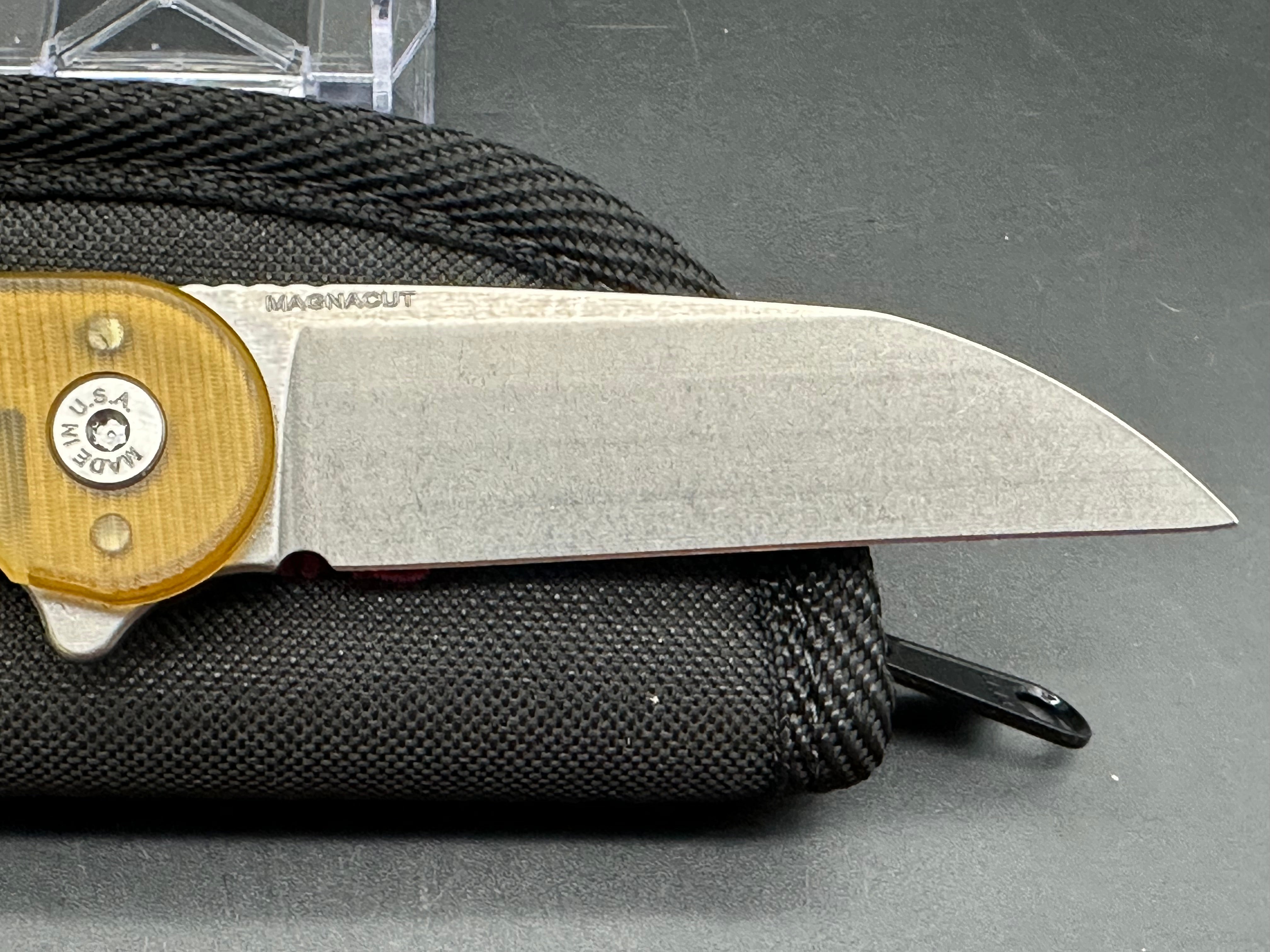 American Blade Works Model 1 V6 Folding Knife with Premium Skiff Bearings - EDC Pocket Knife for Outdoor, Camping & Everyday Carry