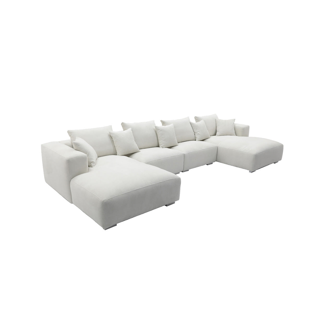 Kolbi Elder Star Sofa - Modern Comfortable Sectional Couch for Living Room, Lounge & Family Room - Soft Fabric Upholstery with Sturdy Frame - Perfect for Relaxing, Entertaining & Movie Nights