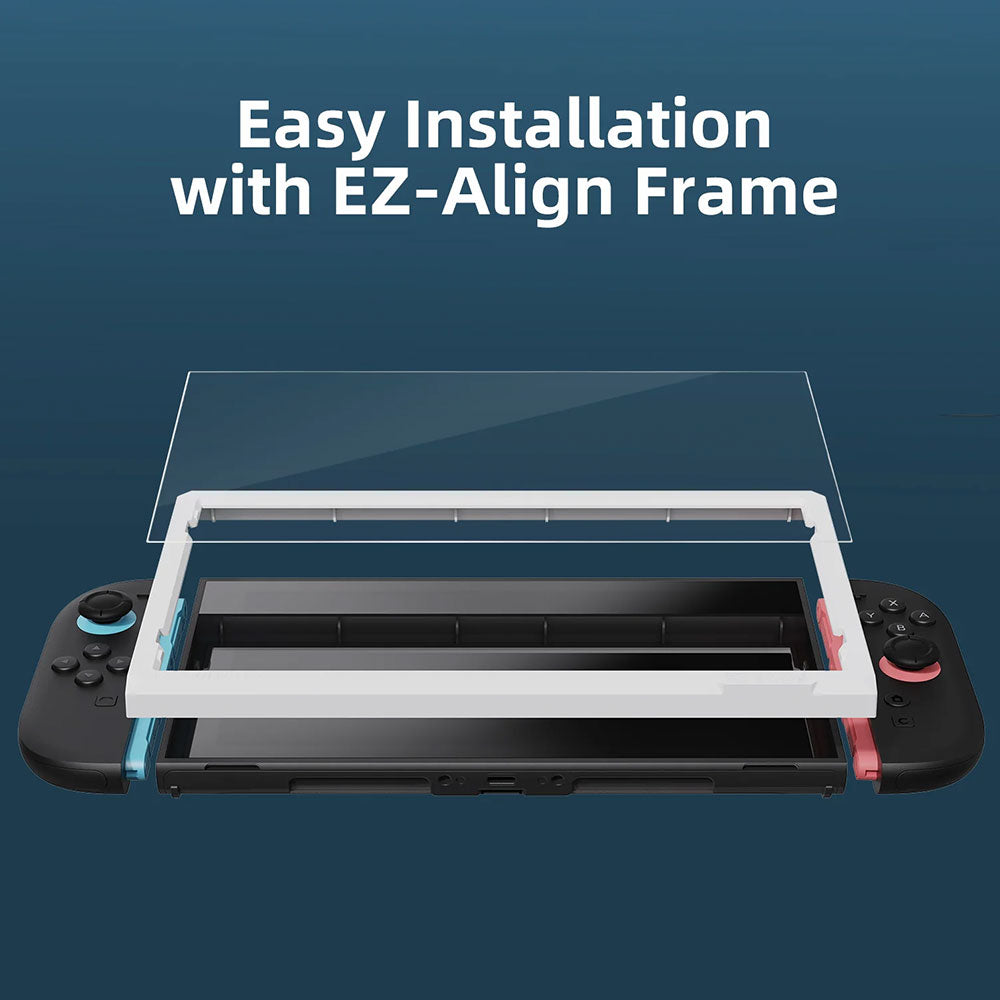 Savage Raven by Skull & Co. Anti-Glare Matte Screen Protector with Easy Install Positioner for Nintendo Switch 2 - 2 Pack - Perfect for Gaming at Home or On-The-Go