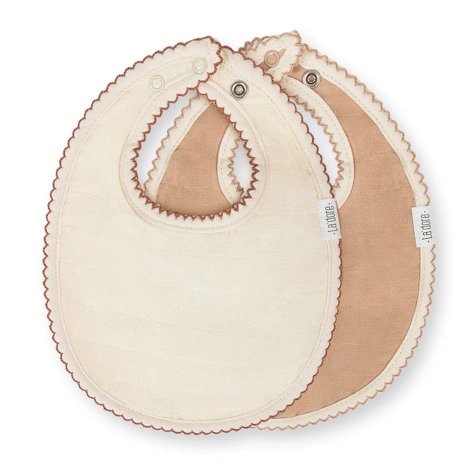 Adora Baby Bibs (2 Pack) - Soft & Absorbent Drool Bibs for Infants & Toddlers - Perfect for Feeding, Teething & Messy Playtime