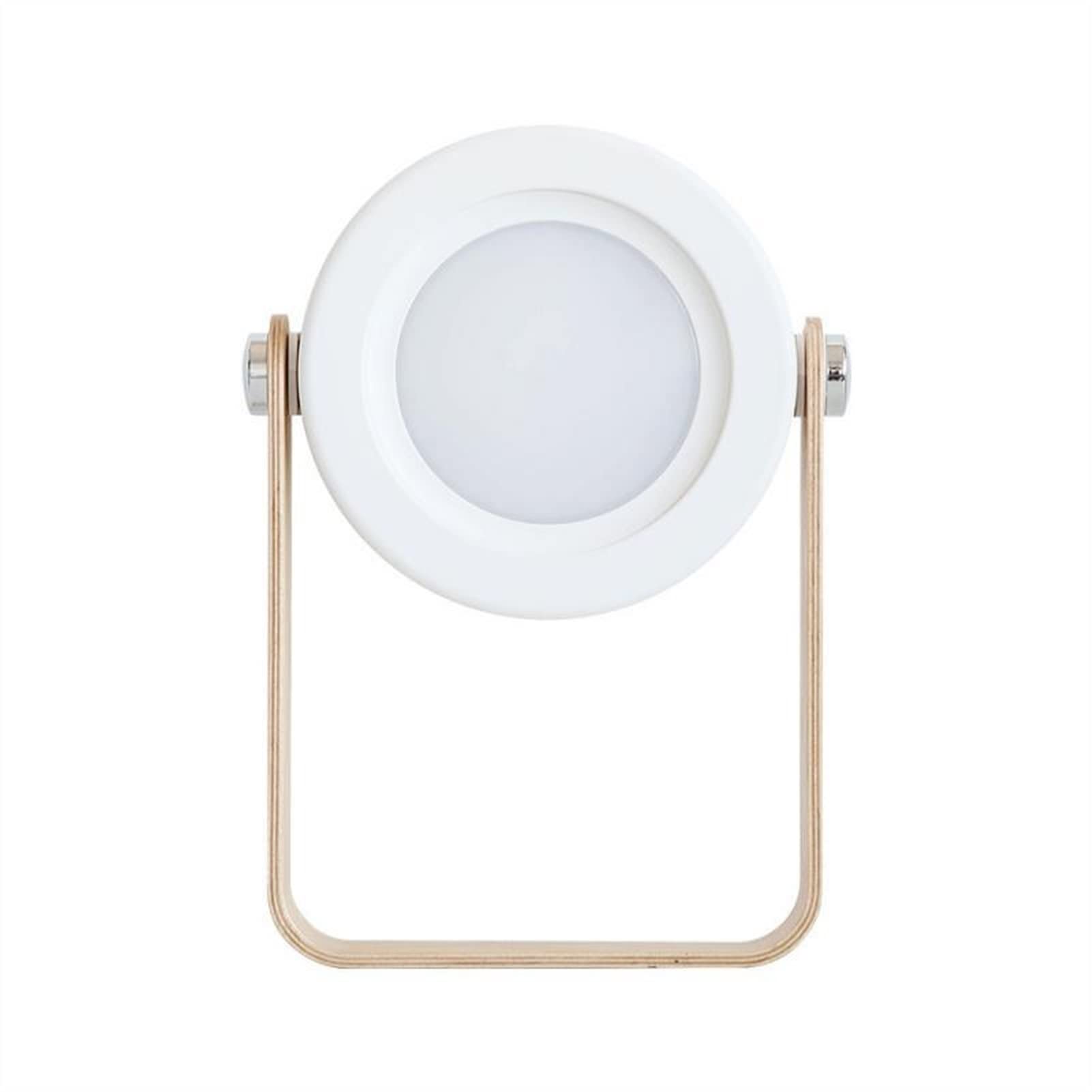 UNNS Retractable LED Table Lamp - USB Charging Bedside Night Light with Touch Control, Eye Protection for Bedroom, Reading & Office Use (White)