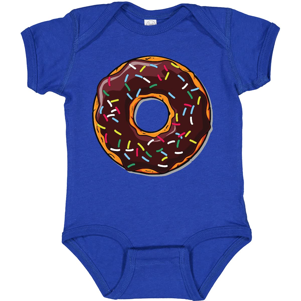 Inktastic Chocolate Donut with Sprinkles Baby Bodysuit - Cute & Soft Infant Onesie for Newborns, Boys & Girls - Perfect for Birthday Parties, Photo Shoots & Everyday Wear