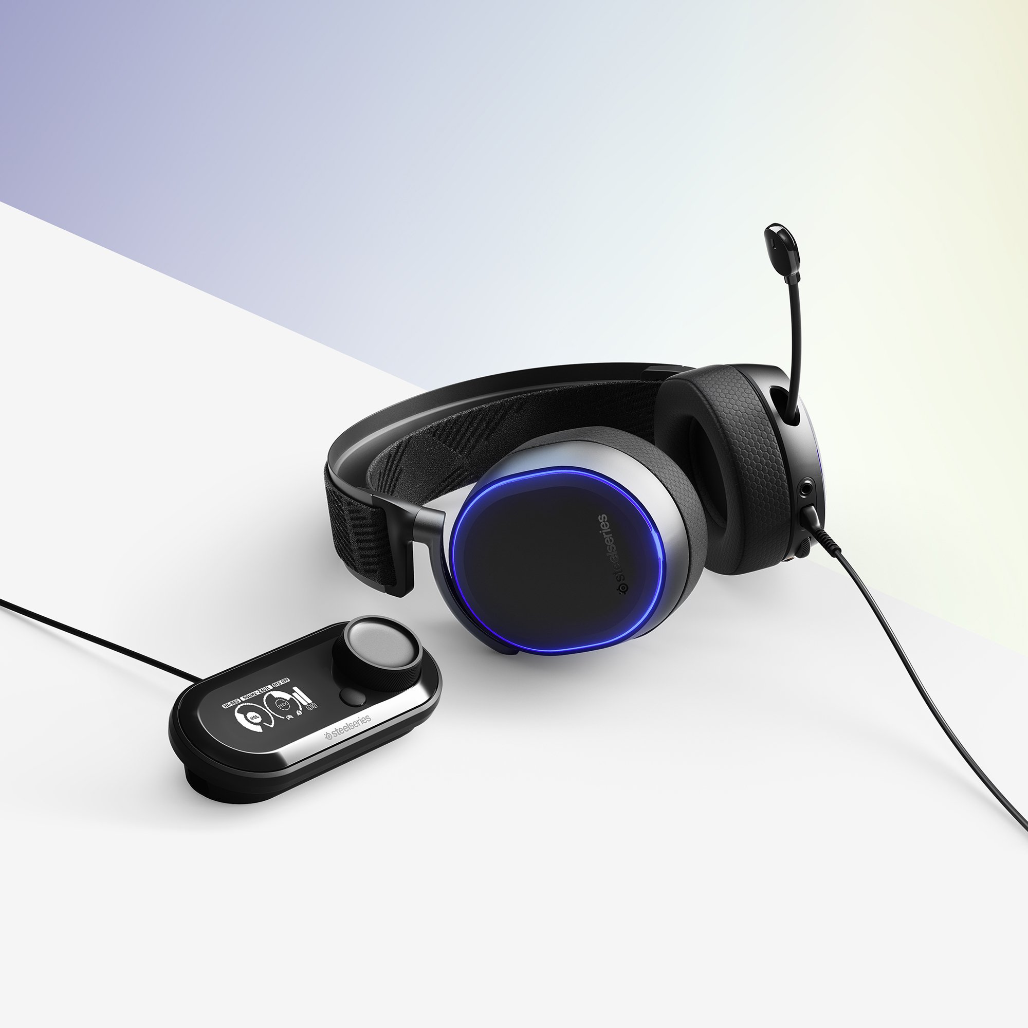 SteelSeries Arctis Pro + GameDAC Wired Gaming Headset with Hi-Res Audio - Dedicated DAC & Amp for PS5, PS4, PC - Black - Perfect for Competitive Gaming & Immersive Audio Experience