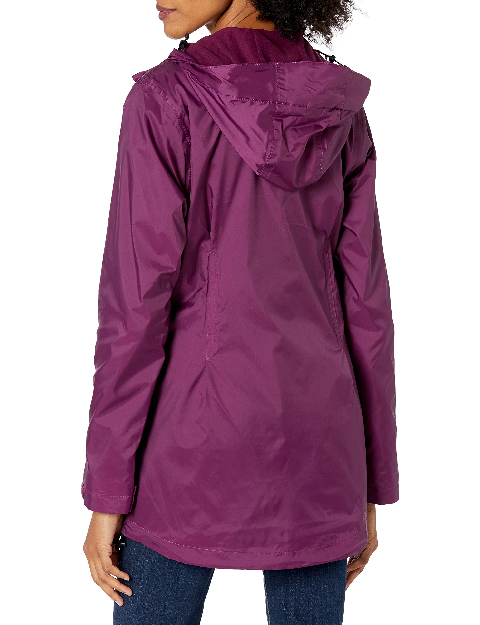 Arctix Women's Valley Fleece Lined Waterproof Rain Jacket - Lightweight Windproof Outdoor Coat for Hiking, Camping & Everyday Wear
