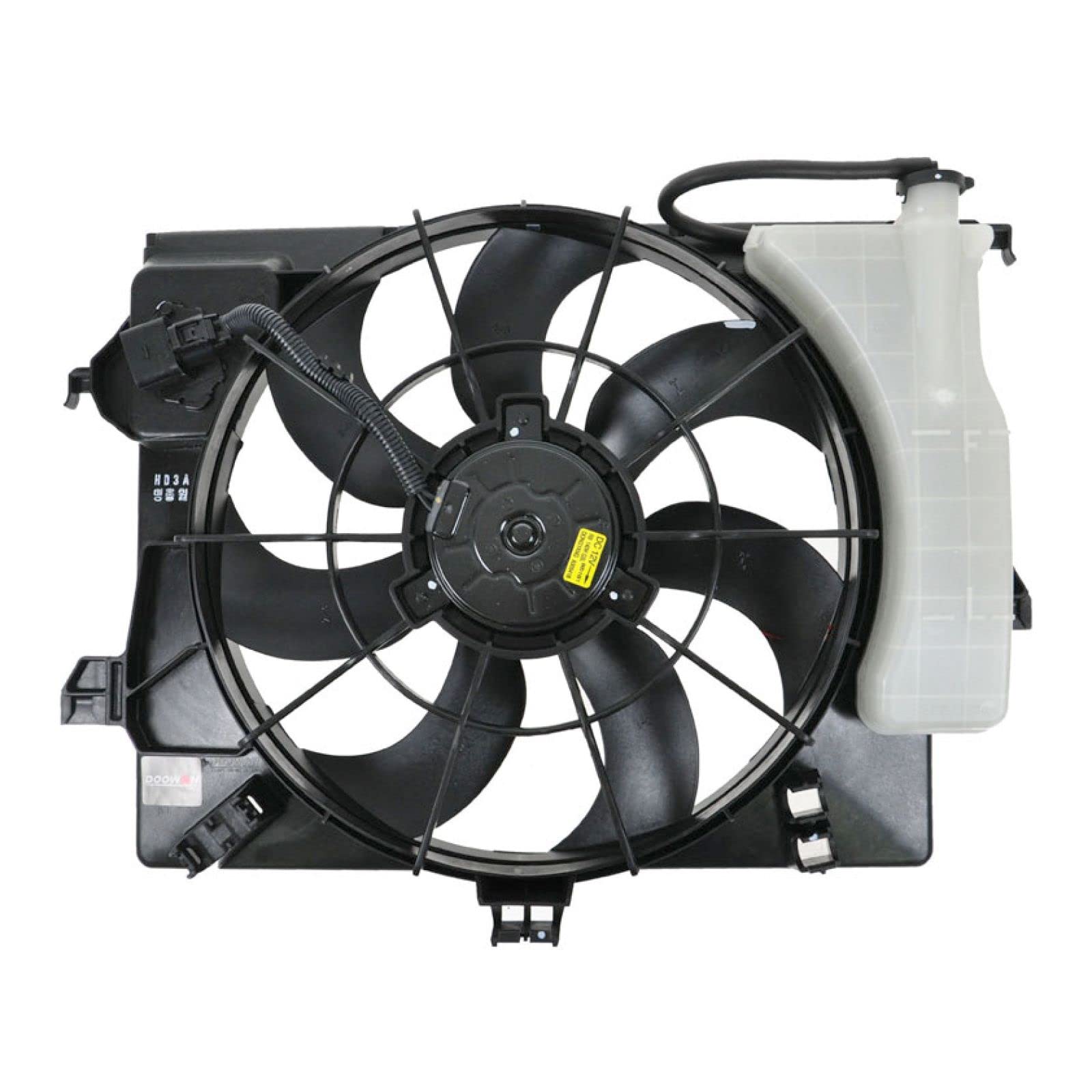 Hyundai Accent Veloster Radiator Cooling Fan Assembly Replacement for 2012-2013 Models - HY3115136 - Perfect for Overheating Prevention & Engine Cooling System Repair