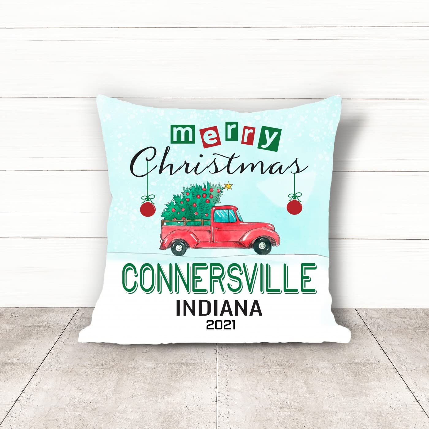 18x18 Inch Christmas Pillow Covers - Merry Holiday Home Decor for Sofa, Bedroom & Car - Festive Xmas Decorations with Seasonal Designs (Perfect for Christmas Gifts & Winter Home Styling)