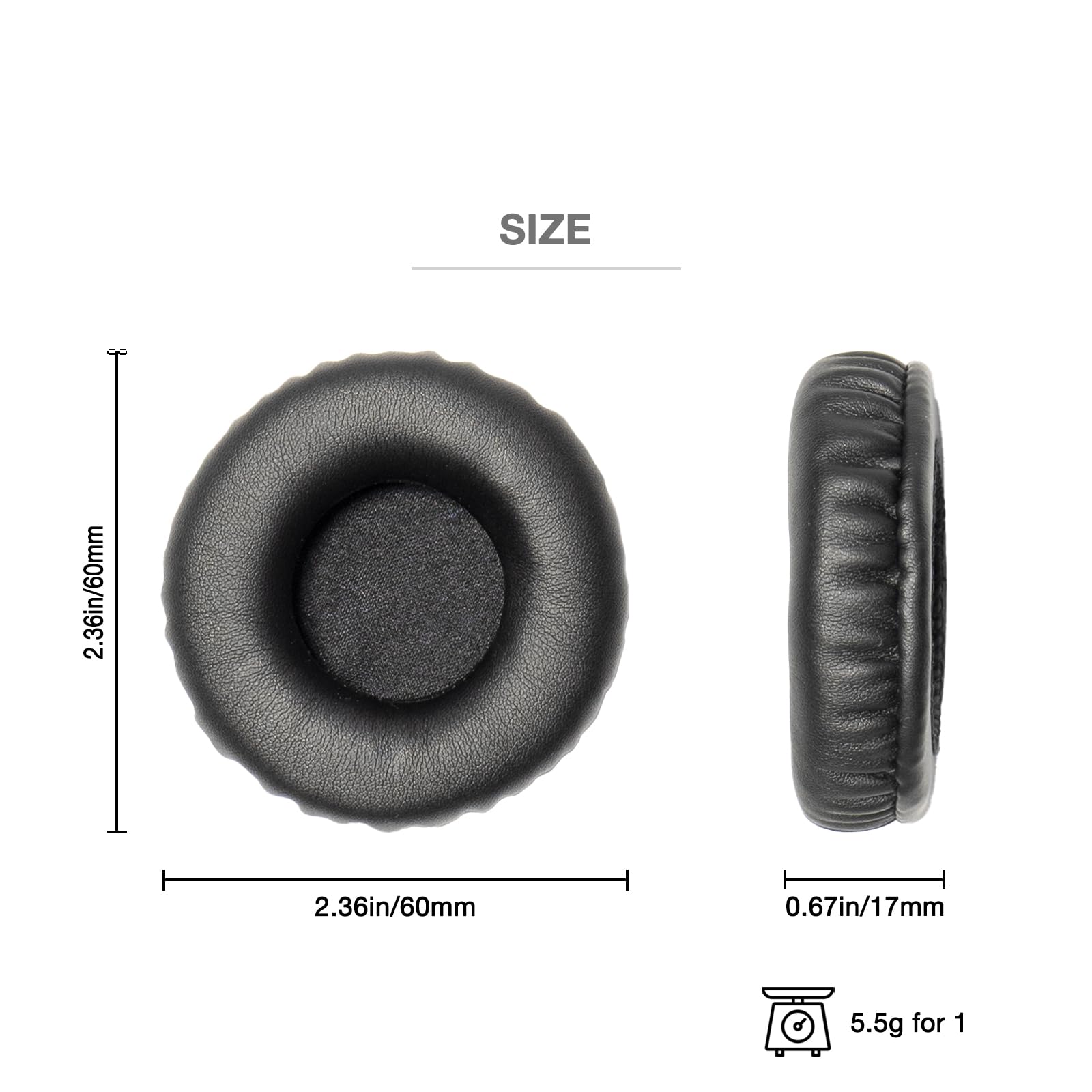 Replacement Foam Ear Pads Cushions Compatible with Microsoft LifeChat LX-6000/LX6000 Headset - Noise Isolation Comfort Ear Pads for Office, Gaming & Call Center Use