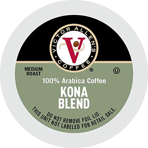 Victor Allen's Morning & Hawaiian Blend Coffee Pods for Keurig Brewers - 80 Count K-Cups | Rich Flavors for Home & Office Use | Perfect for Breakfast, Afternoon Break & Entertaining