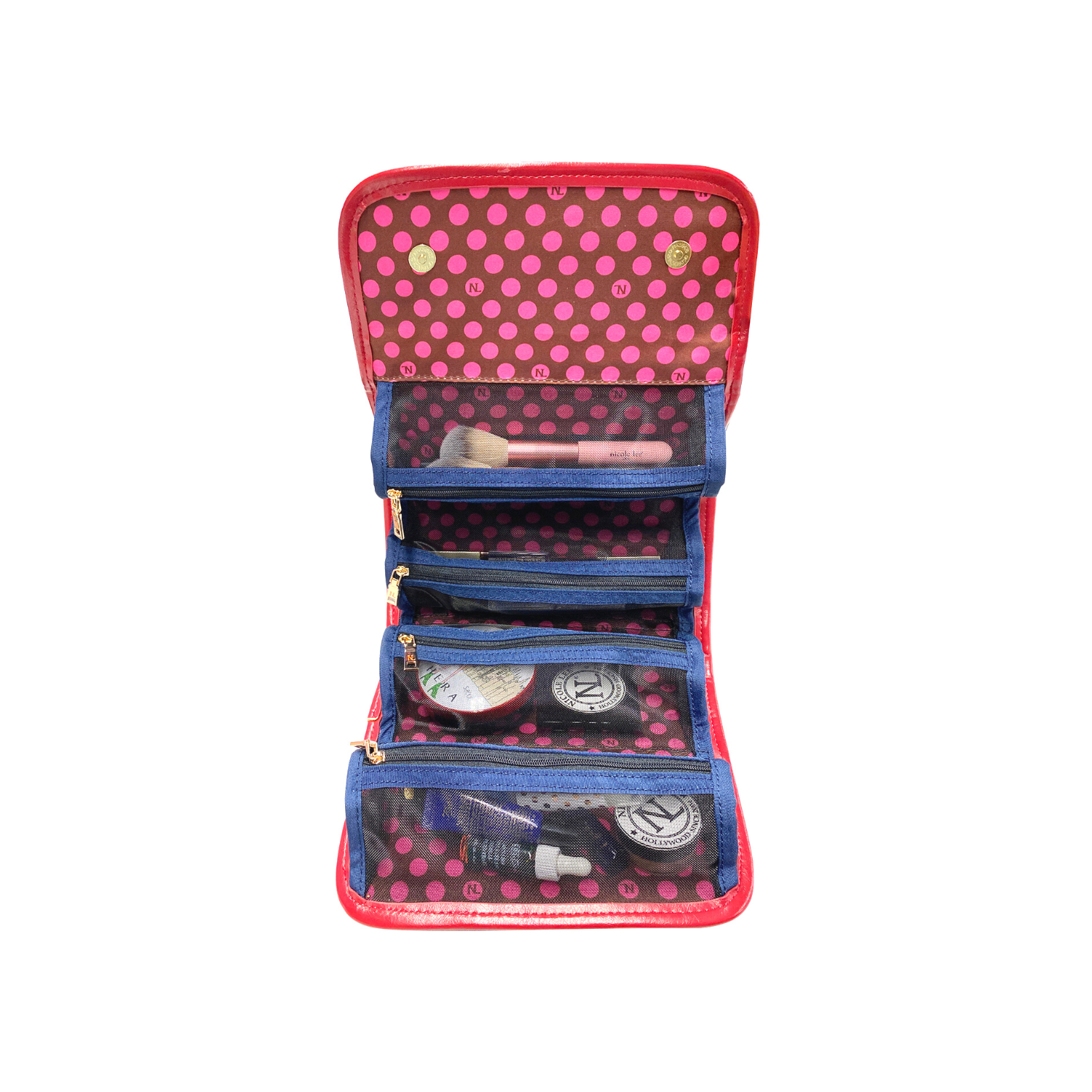 Hanging Cosmetic Travel Bag - Waterproof Makeup Organizer with Multiple Pockets for Toiletries, Perfect for Travel, Gym, and Daily Use
