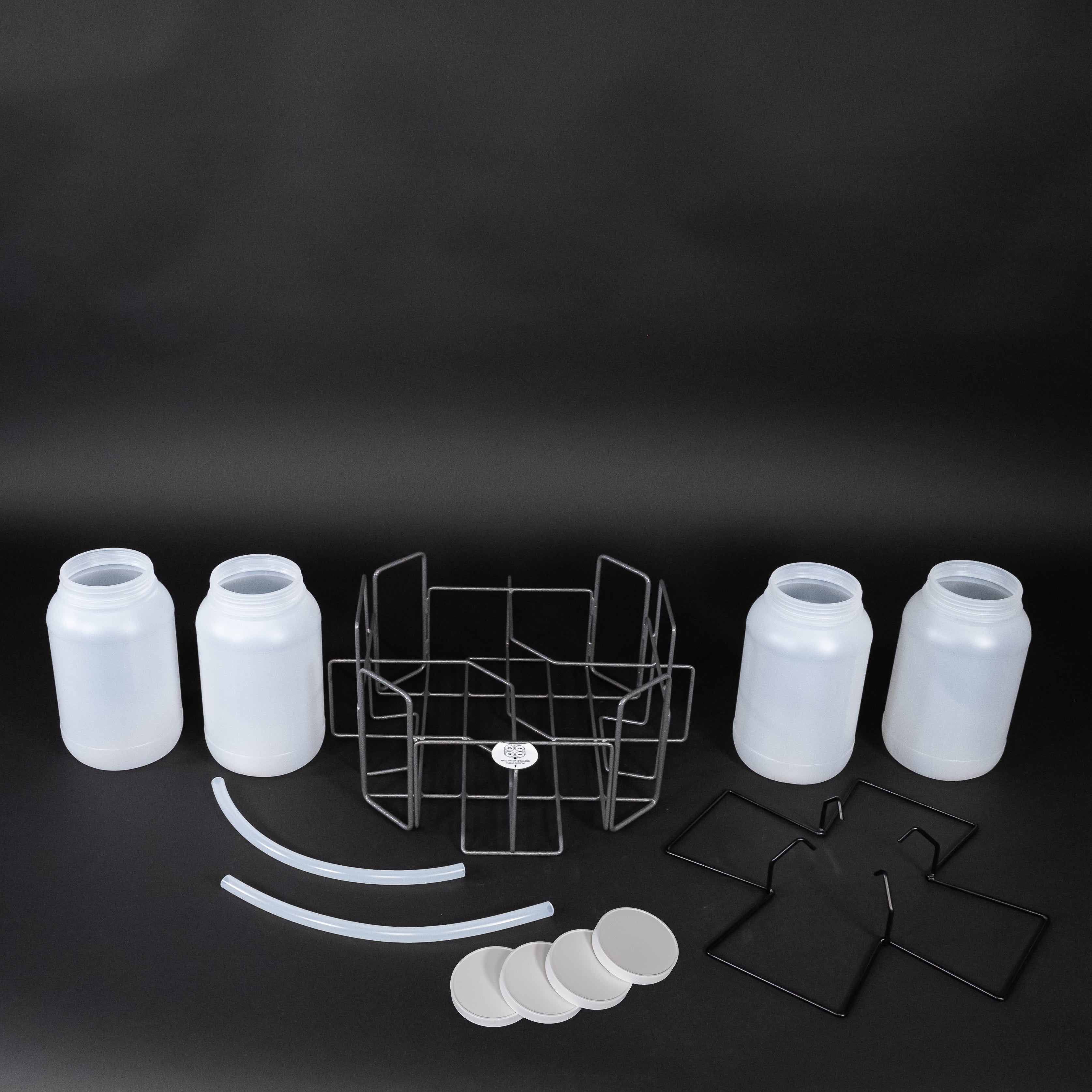 6700 / 6712 Full Size Portable Sampler Bottle Configuration - 4 Polypropylene 1 Gallon Bottles for Water Sampling | Ideal for Environmental Testing, Industrial Monitoring & Laboratory Use