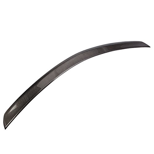 2008-2014 Mercedes Benz C-Class W204 4D Rear Trunk Spoiler Wing - High Gloss Carbon Fiber Style for C230 C280 - Enhances Aerodynamics & Sporty Look for Street Racing & Car Shows