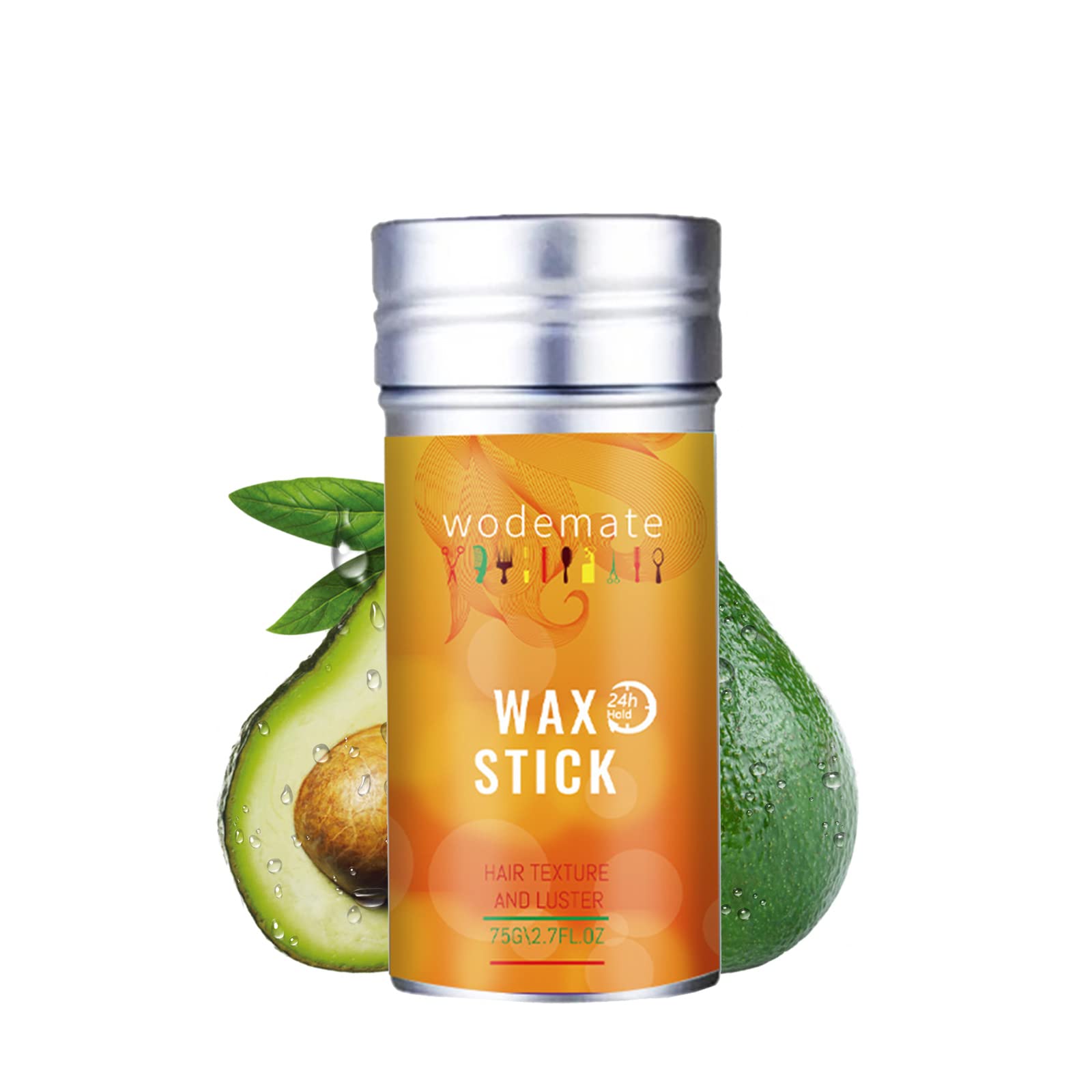 Wax Stick for Hair Wigs & Edge Control Pomade - Long-Lasting Styling Gel for Black Hair | Moisturizing, Shine & Flyaway Control | Non-Greasy Formula (2.7oz) - Perfect for Daily Styling, Wig Maintenance & Natural Hair Care