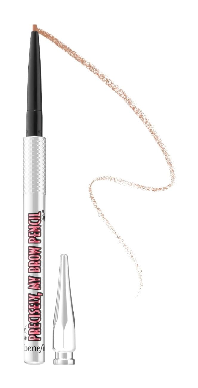 Benefit Precisely My Brow Pencil - Ultra Fine Eyebrow Pencil in Blonde Shade, Travel Size for Perfect Brows On The Go | Ideal for Everyday Makeup, Travel & Touch-Ups