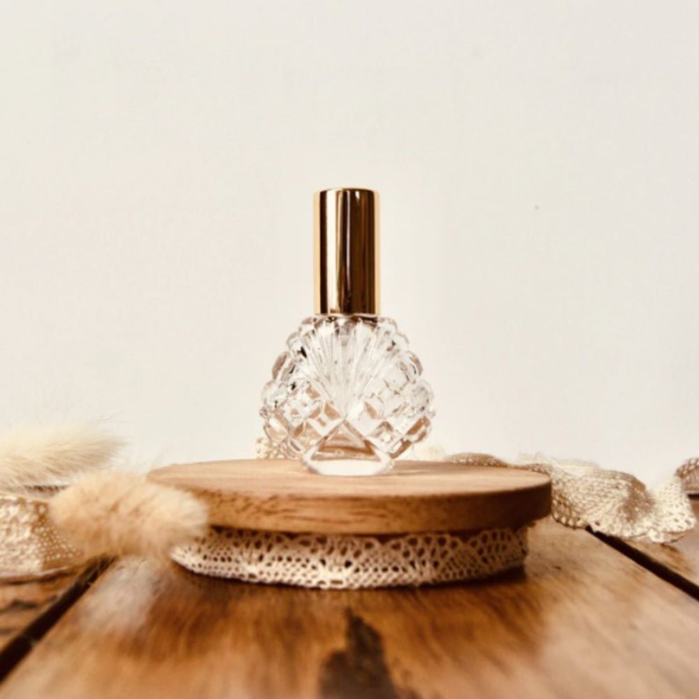 Dahlia Perfume Atomizer - Portable Refillable Travel Spray Bottle for Women & Men - Perfect for On-the-Go Fragrance Touch Ups, Gym Bag, Purse or Travel Essentials