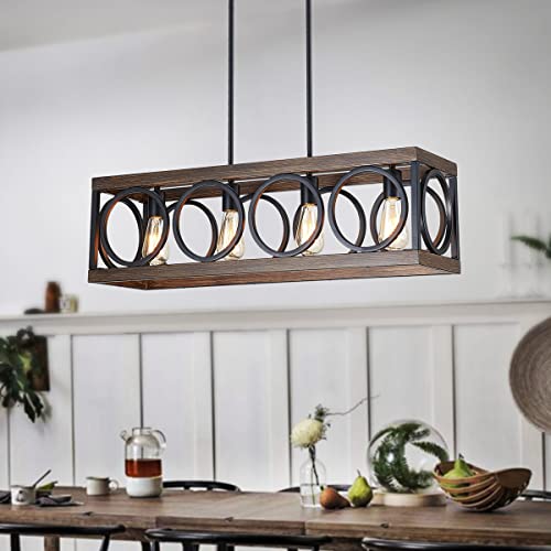 Black Chandelier-rectangle 4 Light