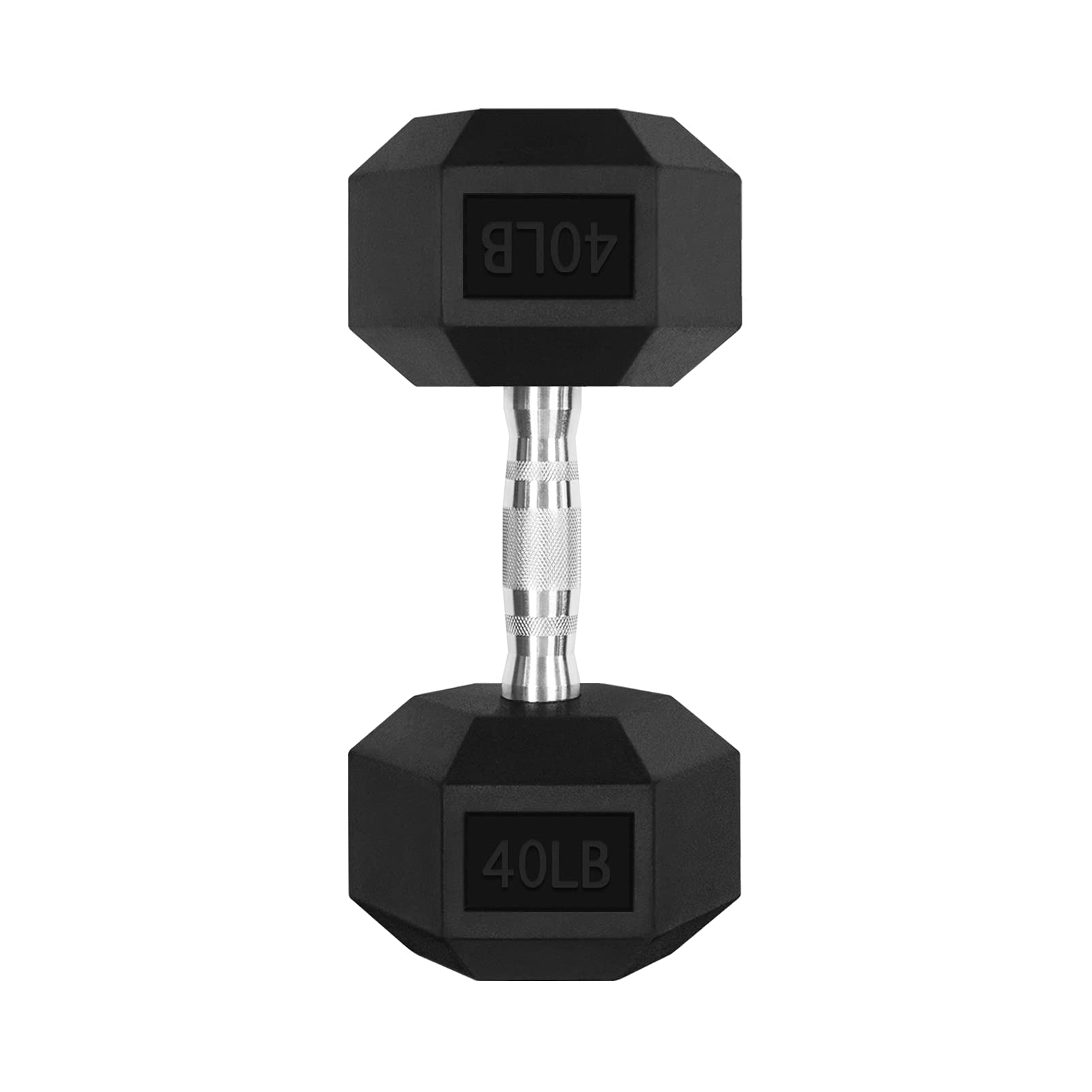 RitFit 5-300LBS Rubber Encased Hex Dumbbell Set with Optional Rack - Home Gym Strength Training Equipment, Coated Hand Weights for Workouts, Fitness & Bodybuilding - Perfect for Home Gym, Garage Gym & Personal Training