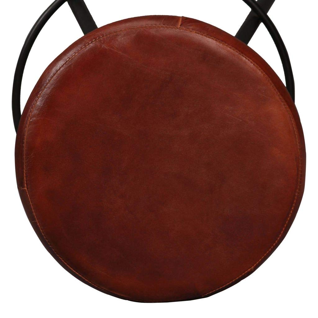 Modern Bar Stools Set of 2 - Counter Height Leather Barstools for Kitchen, Dining & Patio - Indoor/Outdoor Use - Fast Shipping | Perfect for Home Bars, Breakfast Nooks & Outdoor Entertaining