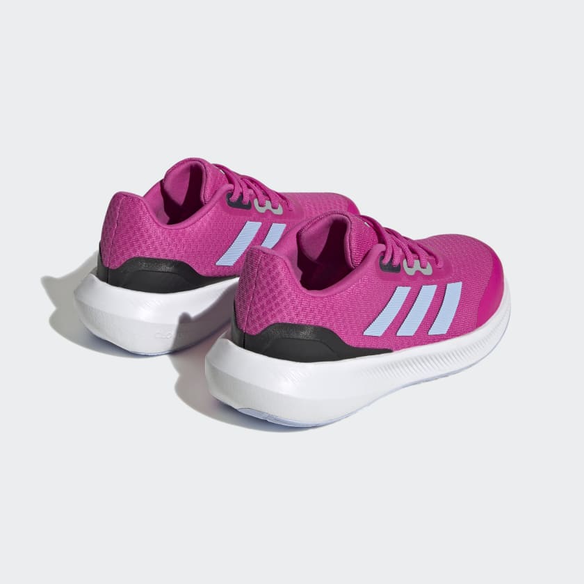 Adidas Junior Runfalcon 3.0 Running Shoes for Girls - Lightweight Pink Sneakers for Kids' Sports, Training & Everyday Wear