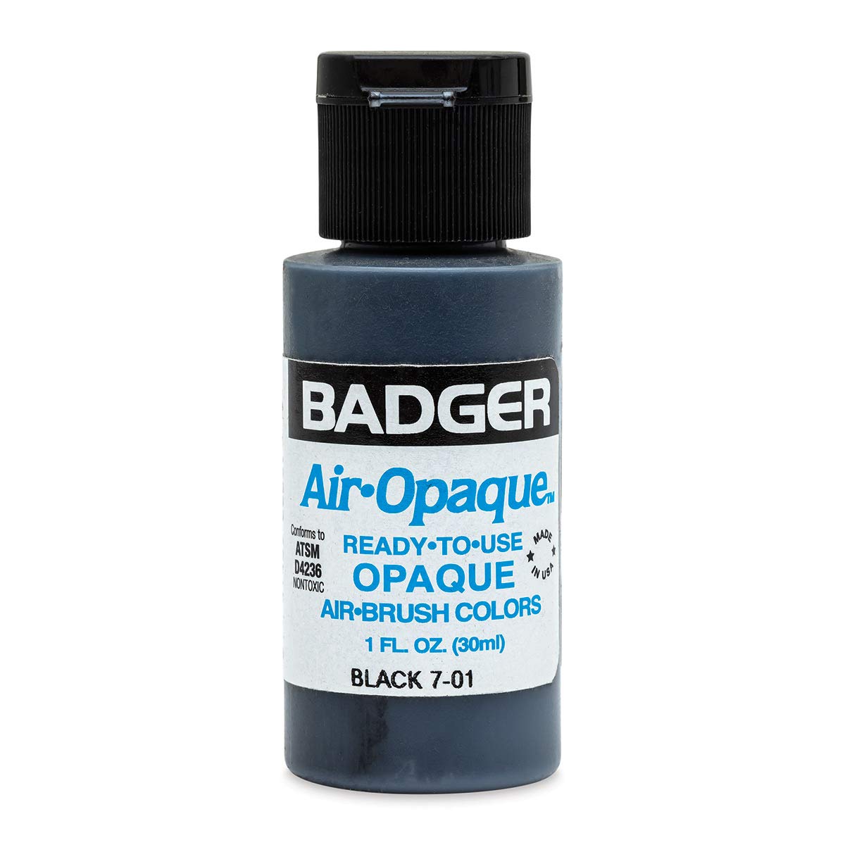 1 Oz Black Air Opaque Paint - Premium Matte Acrylic Paint for Canvas, Wood, Fabric & DIY Crafts - Perfect for Artists, Hobbyists & Home Decor Projects