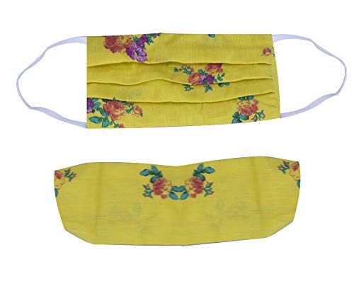 Kabello Girls Hair Headband with Face Mask Set - Stylish & Comfortable Hair Accessories for School, Sports, and Daily Wear