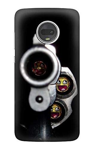 Motorola Moto G7 & G7 Plus Case - R1109 Smile Bullet Design Protective Phone Cover for Everyday Use, Travel & Outdoor Activities