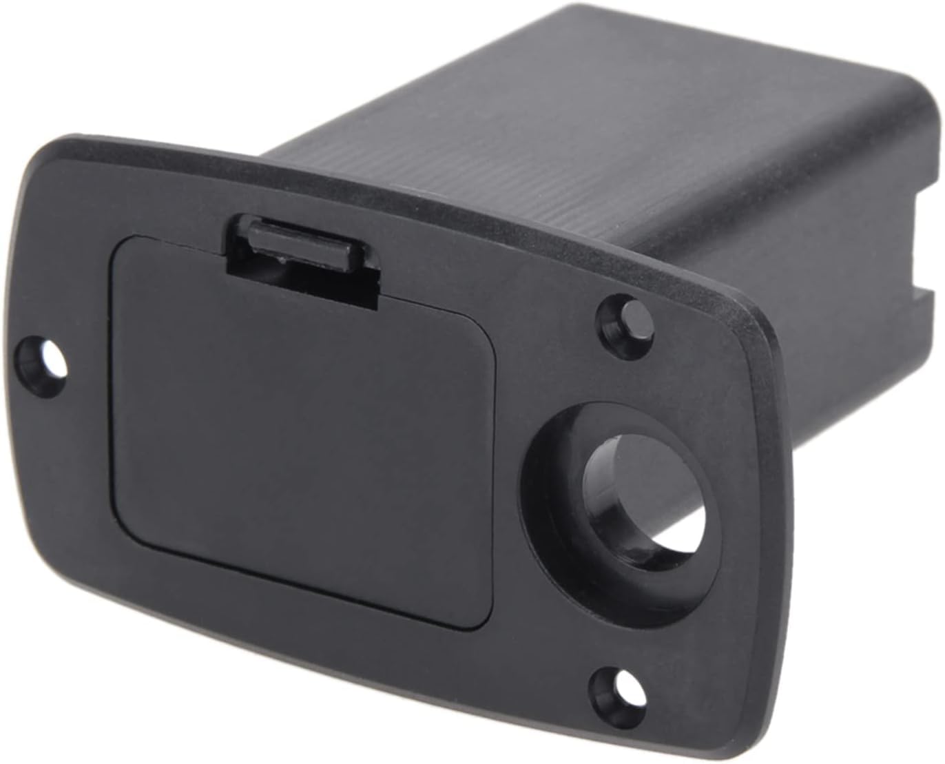 Black Active Bass Guitar Pickup with 9V Battery Case Holder - Replacement Electric Guitar & Bass Accessories for Professional Musicians | Perfect for Stage Performances and Studio Recordings