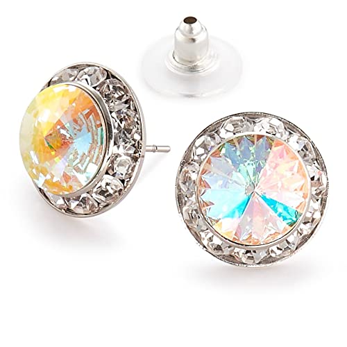 15mm Crystal AB Pierced