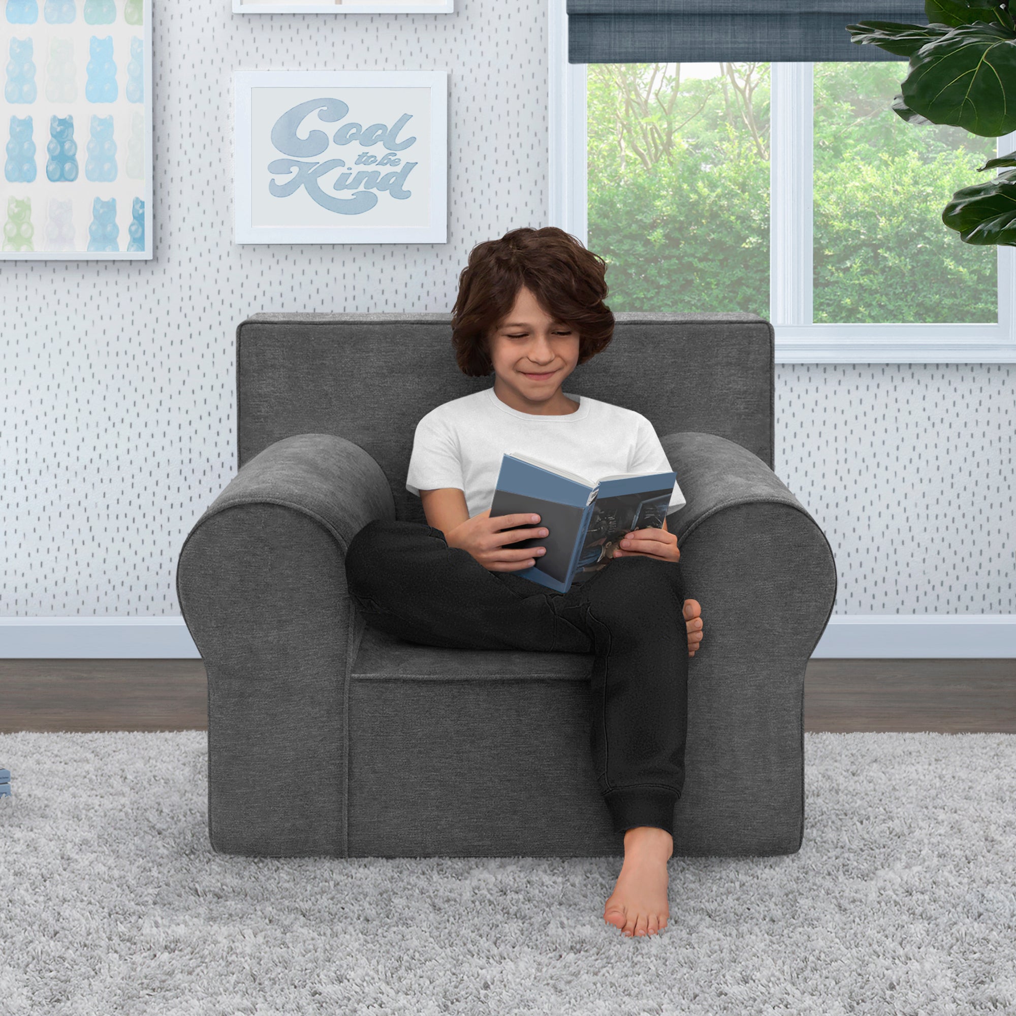 XL Cozee Foam Chair for Kids - Soft & Comfortable Floor Seating for Ages 18 Months to 12 Years - Perfect for Playrooms, Bedrooms & Reading Nooks