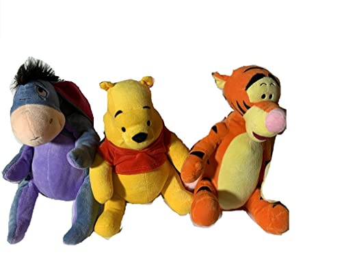 Weighted Stuffed Animal - 3 lbs Winnie the Pooh, Tigger or Eeyore Plush Toy | Washable Stress Relief & Anxiety Comfort for Kids & Adults | Perfect for Sleep Aid, Sensory Therapy and Cuddling