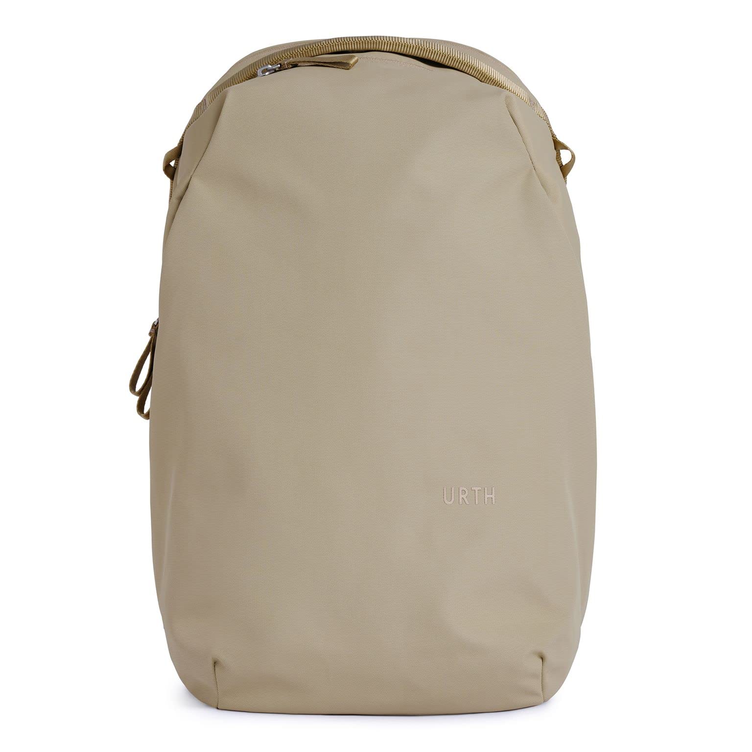 URTH Norite 24L Waterproof Backpack - 15” Laptop Compartment, Eco-Friendly Recycled Material, Lightweight Travel & Work Bag for Commuters & Students (Beige) | Perfect for Daily Commute, College Campus & Business Travel