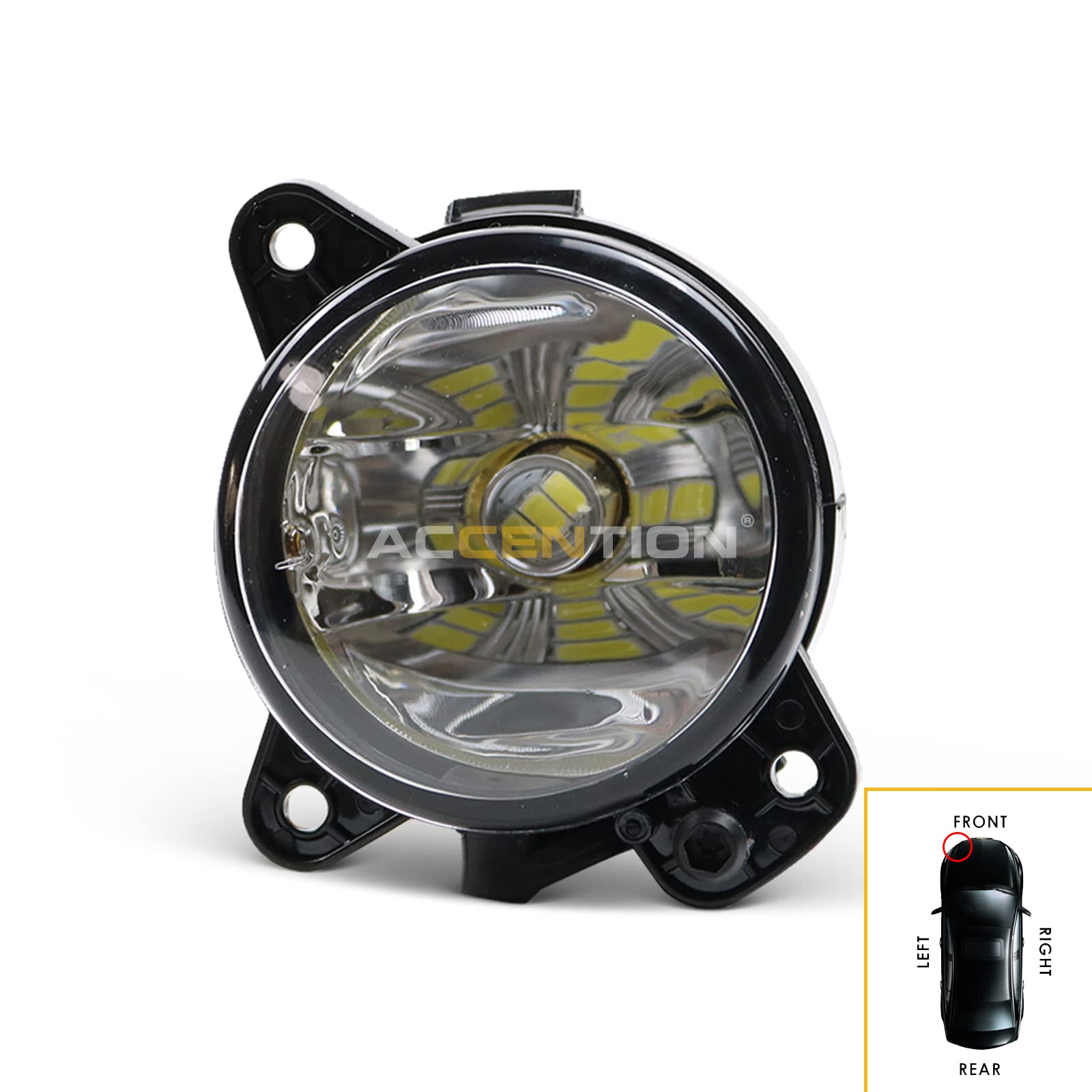 VW Polo GTI 9N3 MK4 Facelift (2005-2010) LED Fog Lights - Bright Front Fog Lamps for Enhanced Visibility in Rain & Fog - Perfect for Night Driving & Low Visibility Conditions