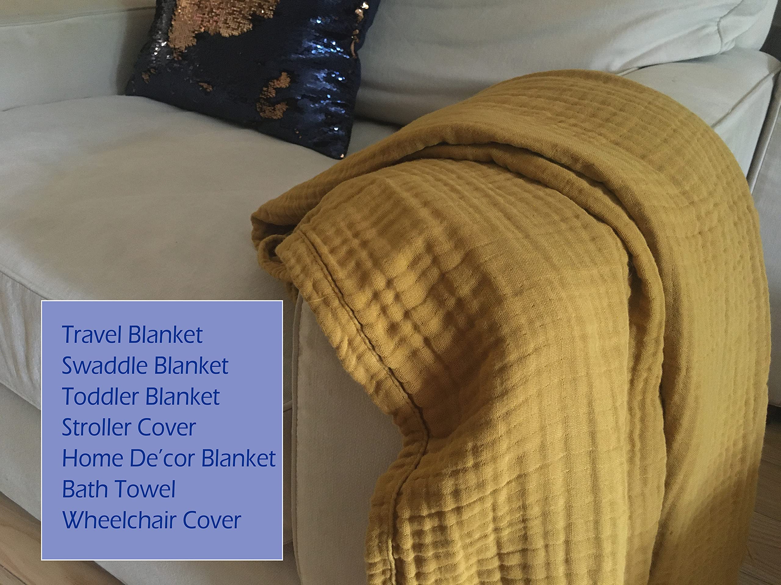 KyraHome 100% Organic Cotton 60