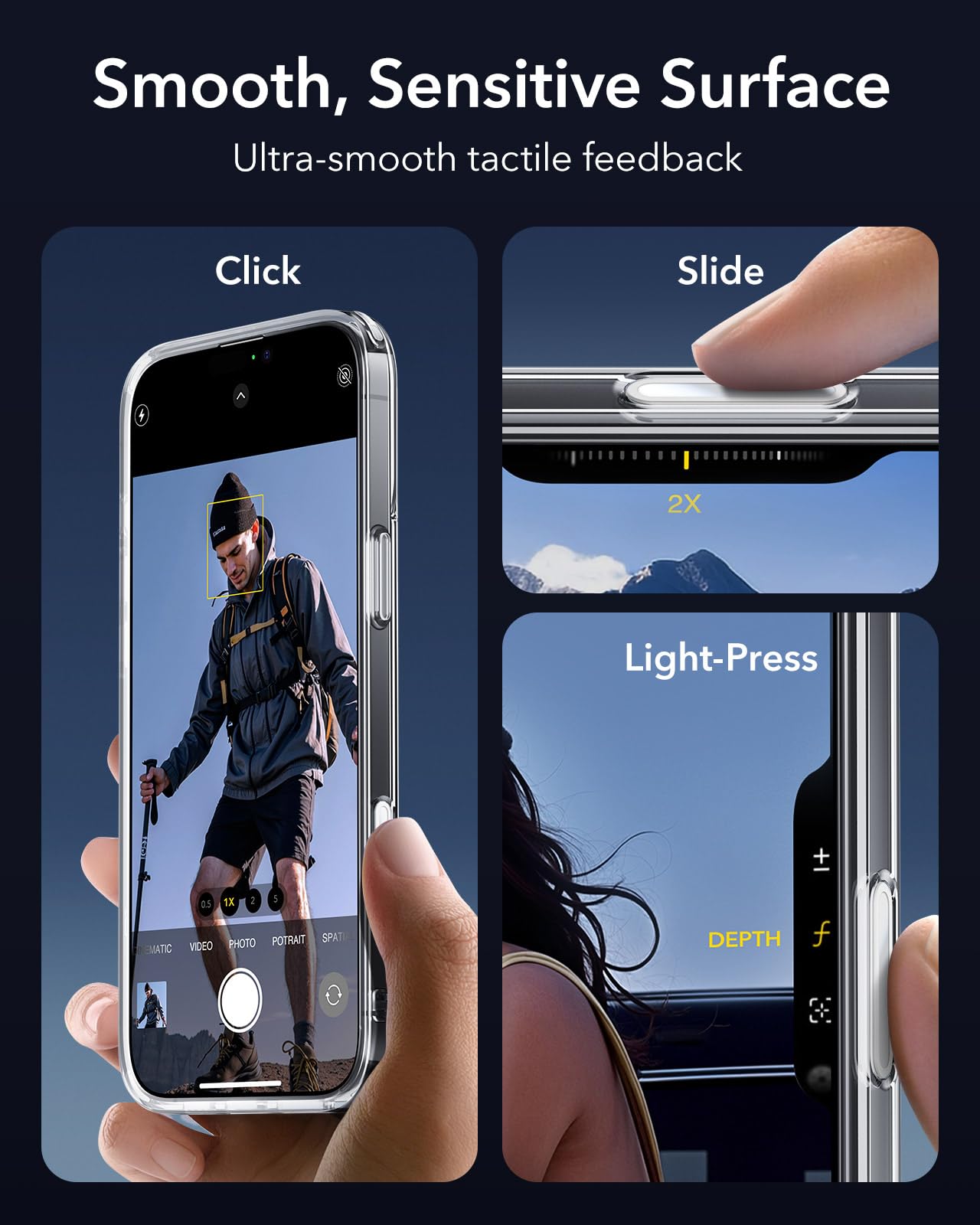 ESR for iPhone 16 Pro Max Case with Camera Control Button | MagSafe Compatible | Military-Grade Shockproof Protection | Clear Hybrid HaloLock Case | Perfect for Outdoor Adventures & Daily Use