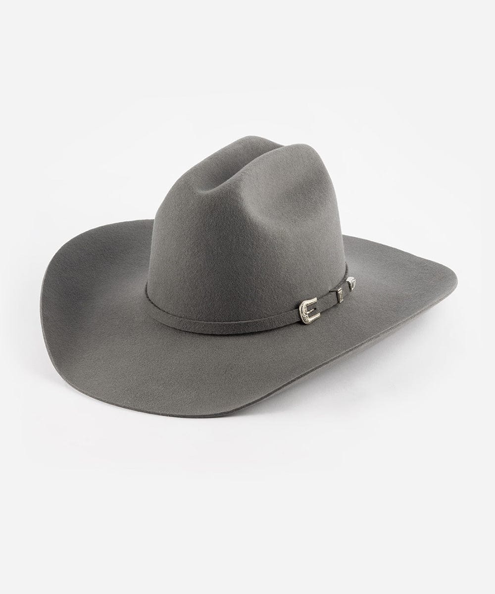 Teddy Cattleman Cowboy Hat for Men & Women - Western Style Felt Cowboy Hat with Adjustable Chin Strap - Perfect for Rodeo, Country Music Festivals & Outdoor Adventures